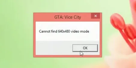 GTA 640x480 video mode